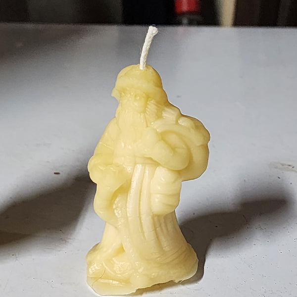 Small Santa Candle